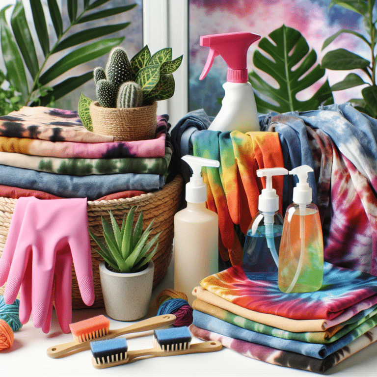 Eco-friendly tie-dye cleanup tips