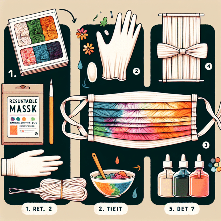 Eco-Friendly Face Masks: A Tie Dye Tutorial