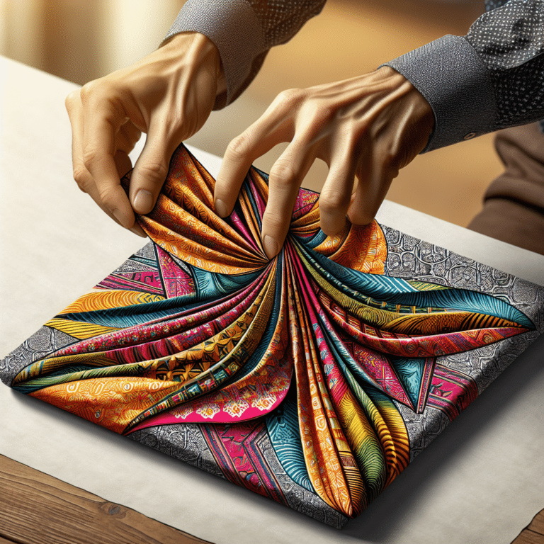 Best folding techniques for vibrant patterns