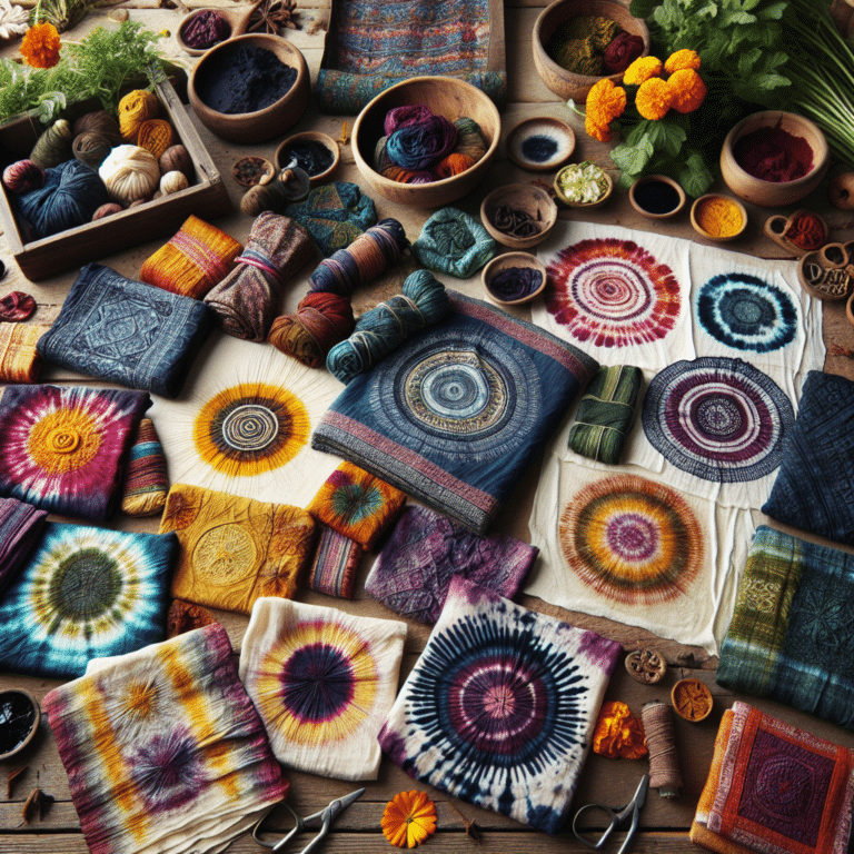 Natural Resist Methods for Tie-Dye