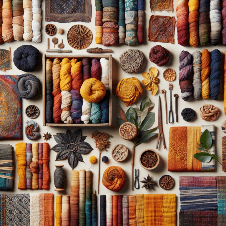 Wrapping and Binding Techniques for Plant Dyes