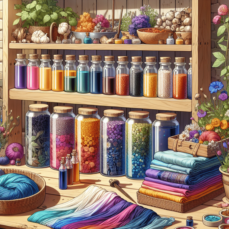 How to Store Natural Dyes for Reuse