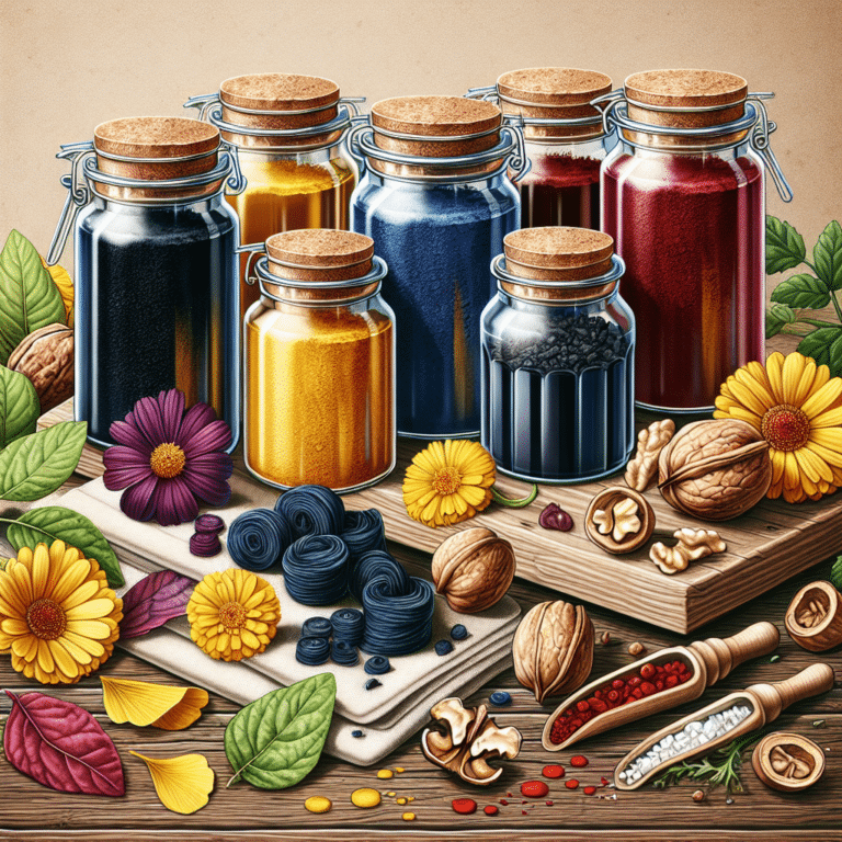 How to Store Natural Dyes for Reuse