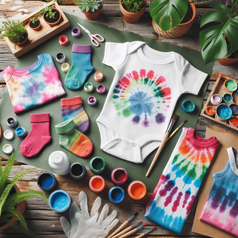 Even Baby Gets an Upgrade: DIY Eco-Friendly Tie-Dye Clothes
