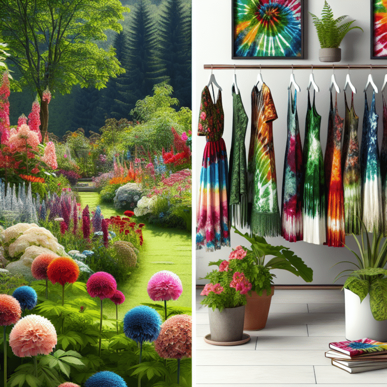 From Garden to Closet: Tie-Dye Skirts and Dresses