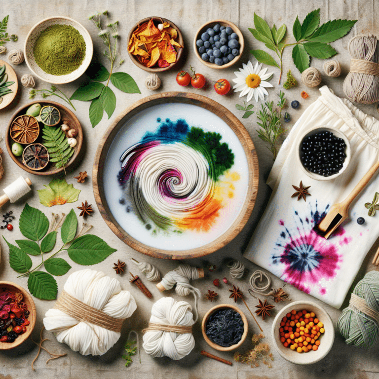 How to rinse and set natural tie-dye colors