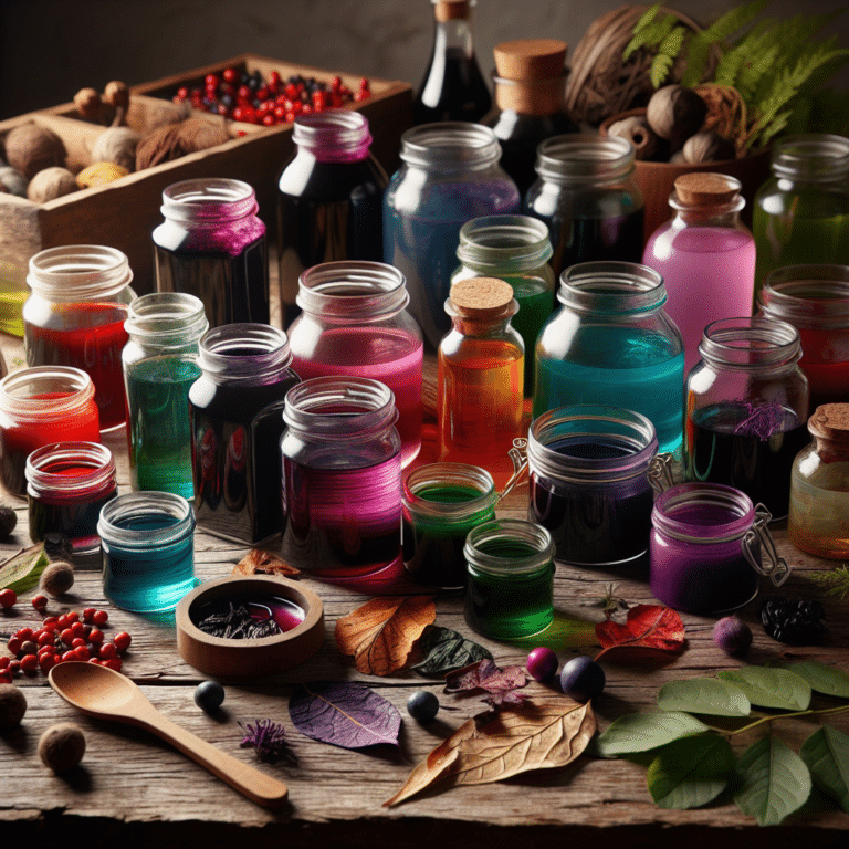 How to combine eco-friendly dyes for unique results.