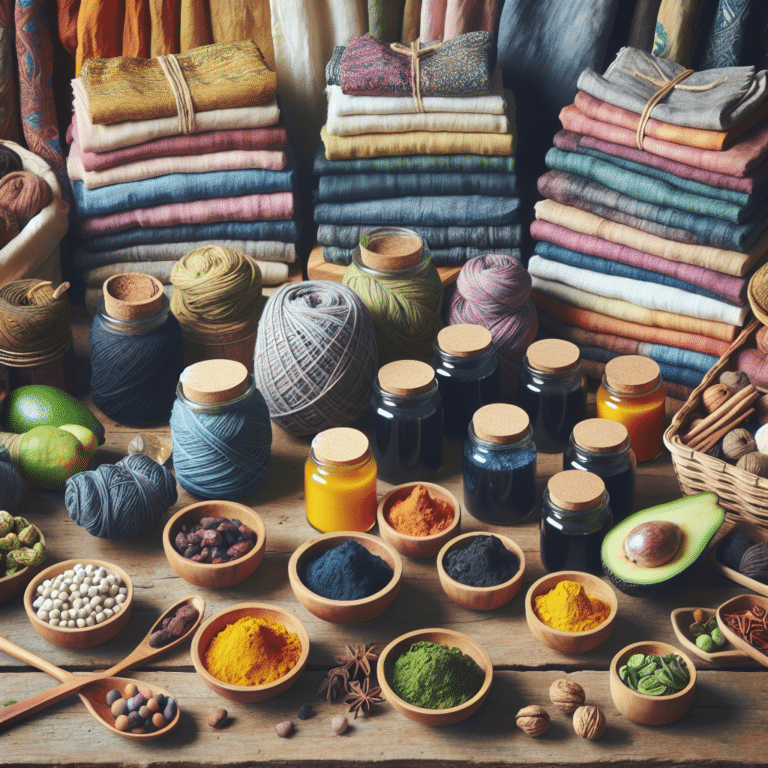 Choosing the Right Fabrics for Natural Dyeing".