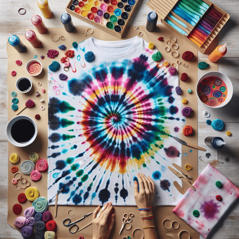 DIY Zero-Waste Tie-Dye T-Shirts: A Fun and Exciting Project