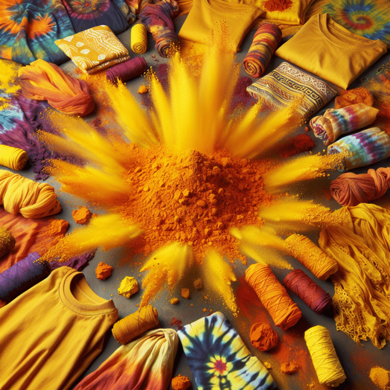 Unleashing the Color Power of Turmeric for Bright Tie-Dye