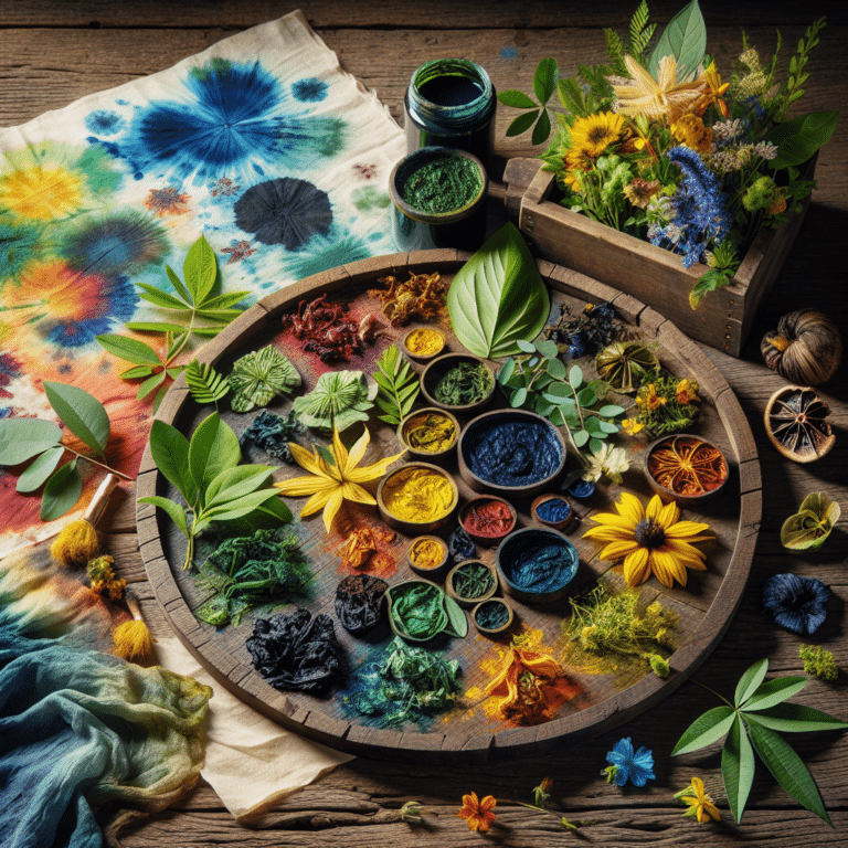 Discover the Best Leaves and Flowers for Eco-Friendly Tie-Dye