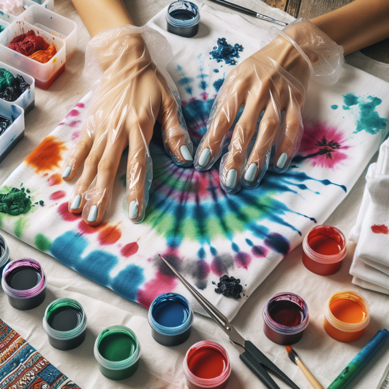 How to Avoid Staining Hands During Tie-Dye