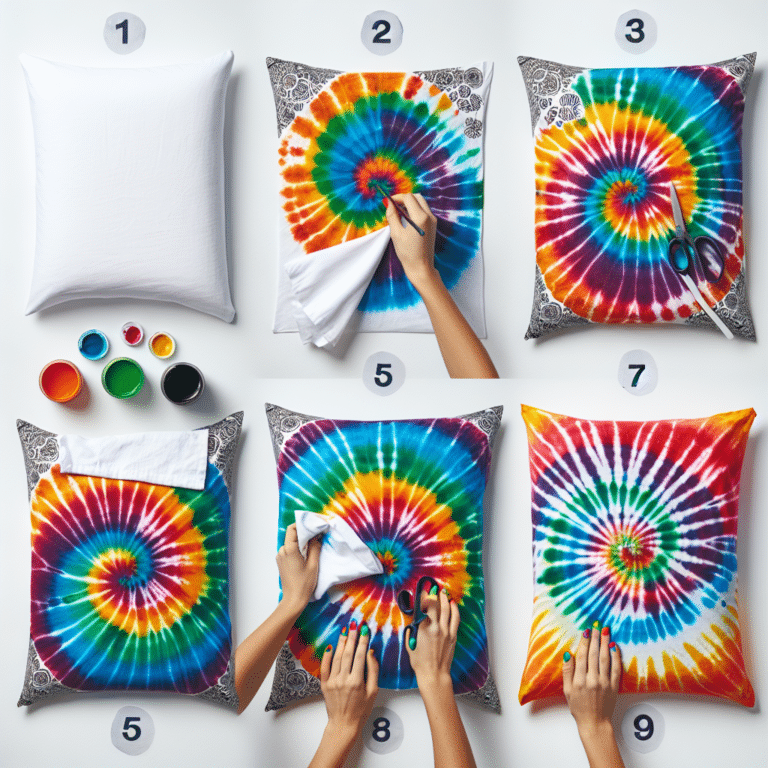 Revamping your Pillowcases with Tie-Dye