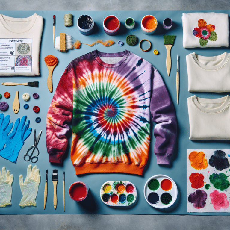 Step-by-Step Guide to an Eco Tie-Dye Sweatshirt Project