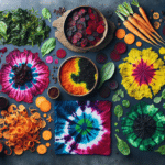 "Creating Vivid Tie-Dye Colors with Kitchen Scraps