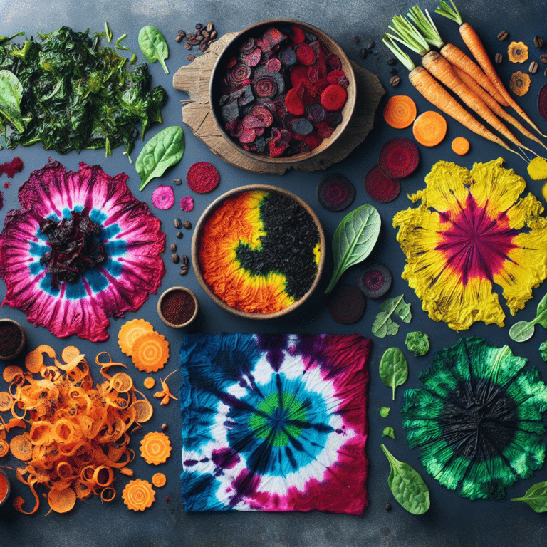 "Creating Vivid Tie-Dye Colors with Kitchen Scraps