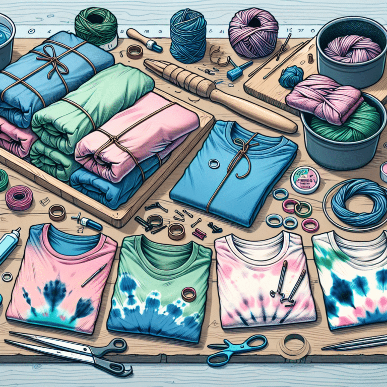 How to Tie and Fold Shirts for Eco Tie-dye