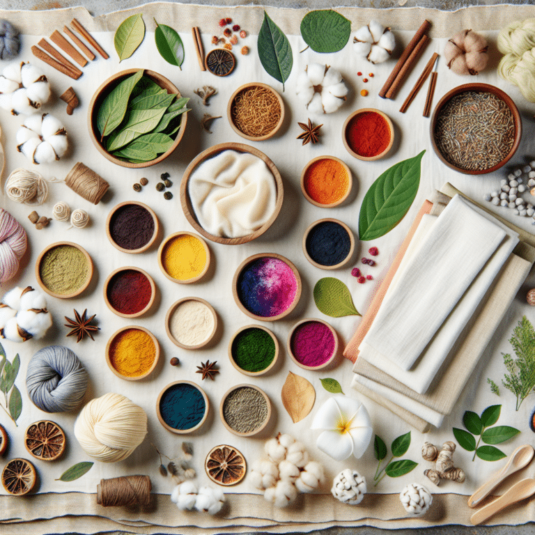 Choosing the Right Fabrics for Natural Dyeing.