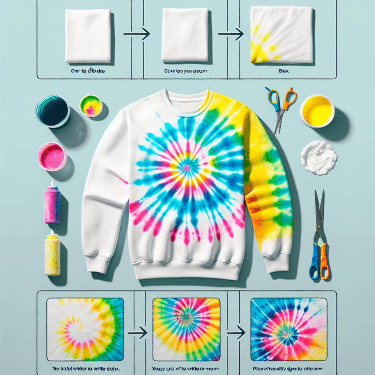 From White to Wow: Eco Tie-Dye Sweatshirt Project