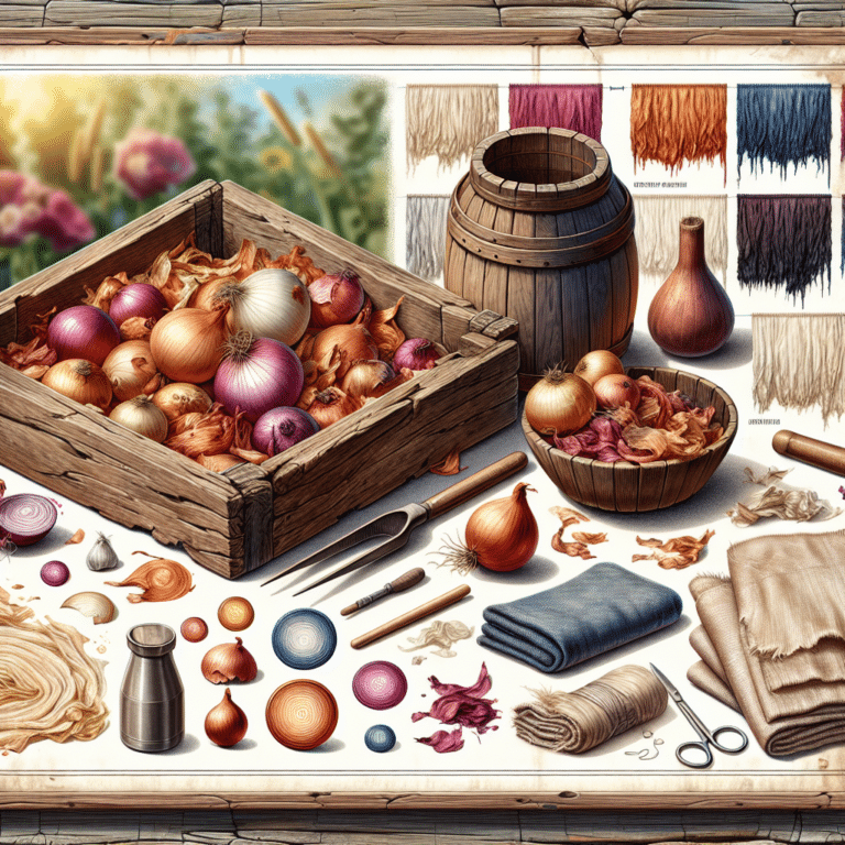 The Ultimate Guide to Preparing Onion Skins for Fabric Dyeing