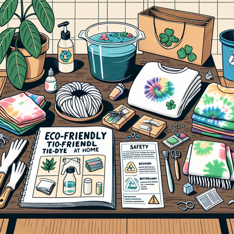 Safety tips for eco-friendly tie-dye at home