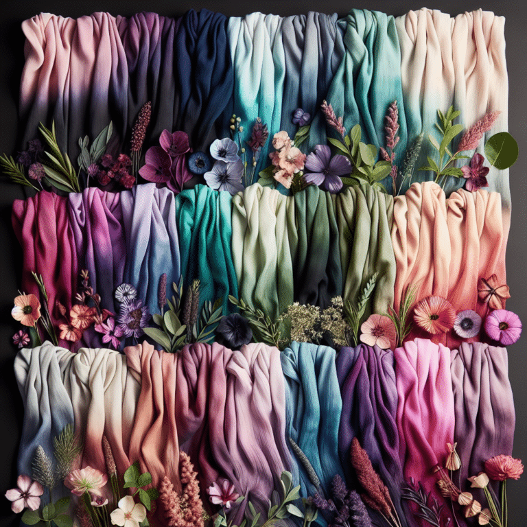 Gradient Plant-Dyed Scarves Made Easy