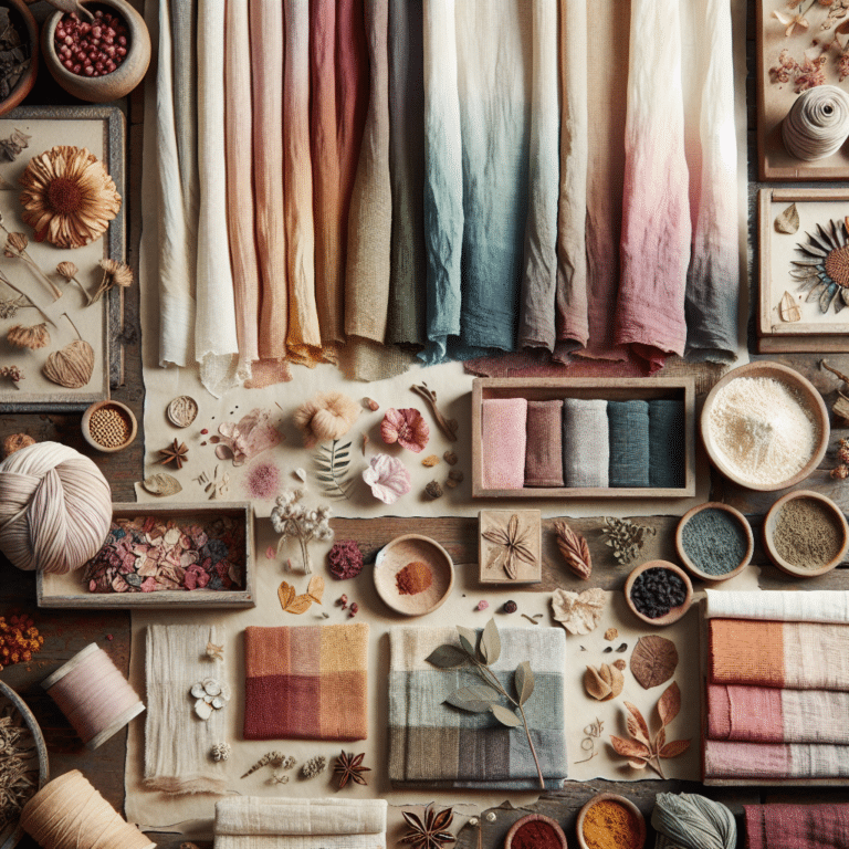Choosing the Right Fabrics for Natural Dyeing.