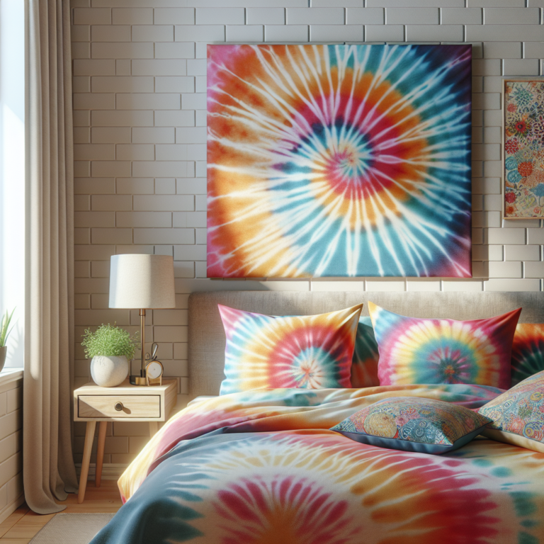 How to Refresh Your Bedroom with Tie-Dye Pillowcases