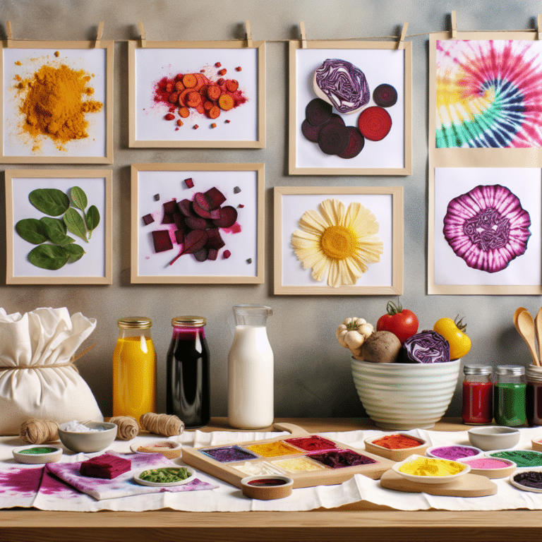 Safe Kitchen Ingredients for Tie-Dye Projects