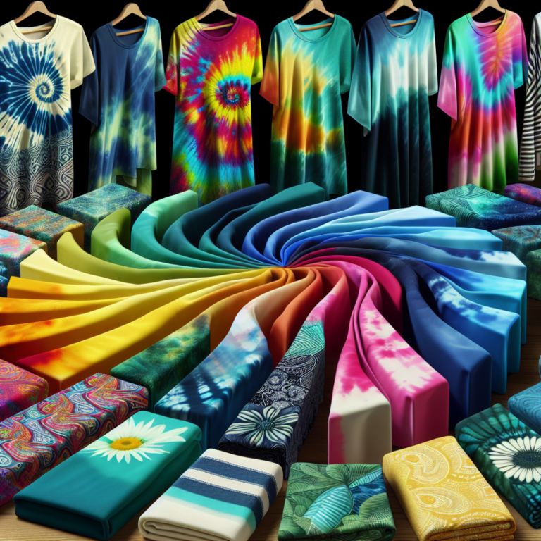 Sustainable Materials for Gorgeous Tie-Dye Clothing