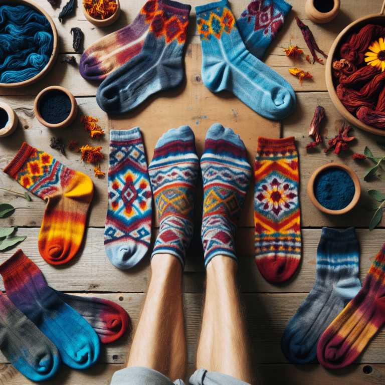 Frame your Feet with DIY Natural Dye Socks
