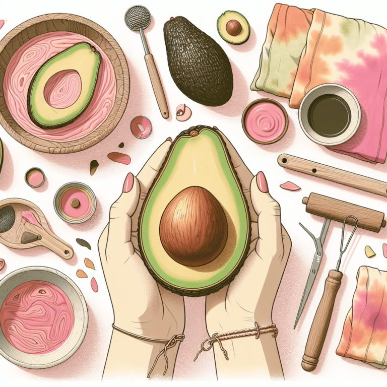 Step-by-Step Guide to Avocado Pit Tie-Dye