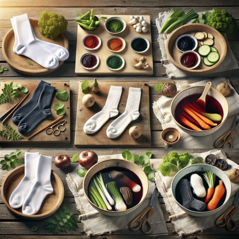 Step-by-Step Guide on DIY Natural Dye Socks