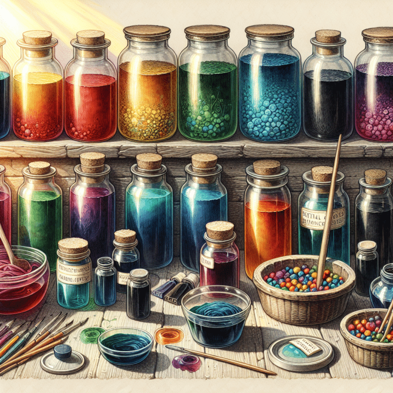 How to Store Natural Dyes for Reuse