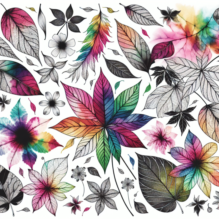Best Leaves and Flowers for Tie-Dye