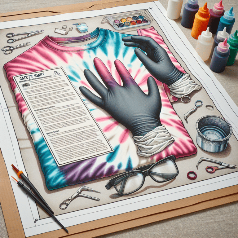  "Avoiding Stains: Safety Tips for Tie-Dye Process