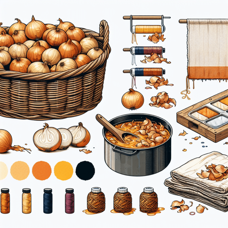 Onion Skins Natural Dye Guide
