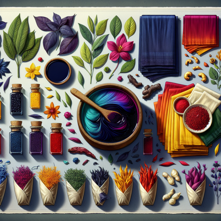 Achieving Vibrant Colors with Safe Plant Dyes
